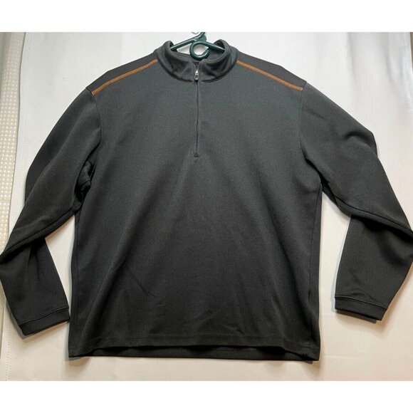 Pebble Beach Golf 1/4 zip sweater mens medium gray - Picture 1 of 9